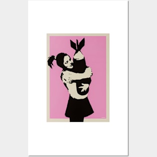 Banksy Bomb Hugger Art Posters and Art